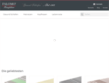 Tablet Screenshot of manifatturafalomo.de